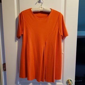 COS Swing Knit Tunic in Orange